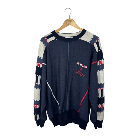 90s Carlo Colucci Men's Linen Sweater (50)