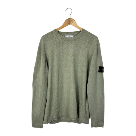 Stone Island Crew Neck Badge Logo Sweater (2XL)
