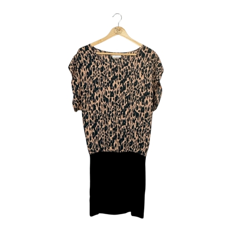 Ganni Leopard мини рокля (S)