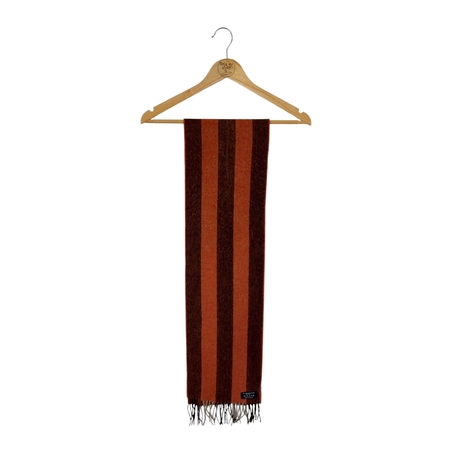 Cashmere scarf with fringe