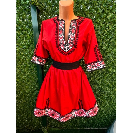 рокля с етно мотиви 44