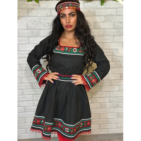 рокля с етно мотиви 43