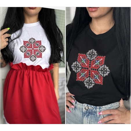 Тениска с българска шевица „Канатица“