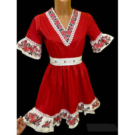 рокля с етно мотиви 9