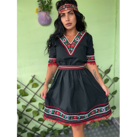 рокля с етно мотиви 26