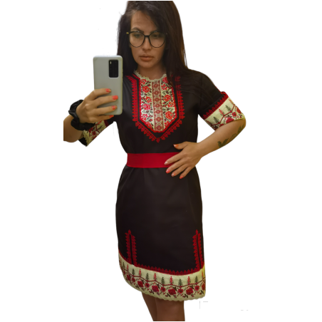 рокля с етно мотиви 6