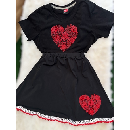 Пола  Сърце от Рози