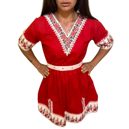 рокля с етно мотиви 23