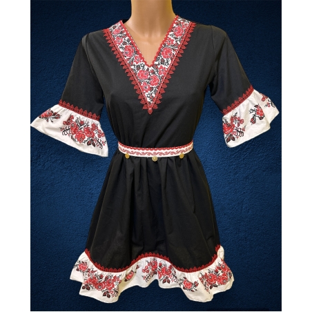 рокля с етно мотиви  15