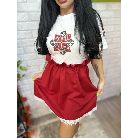 Дамска тениска с бродерия 3