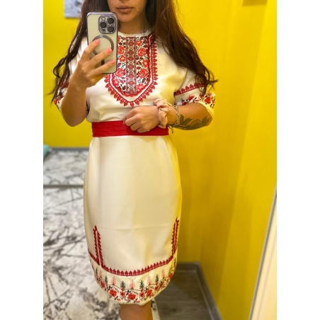 рокля с етно мотиви 35