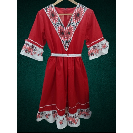 рокля с етно мотиви 3