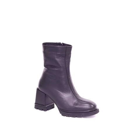 Women's elegant boots / genuine leather / 776-14/black