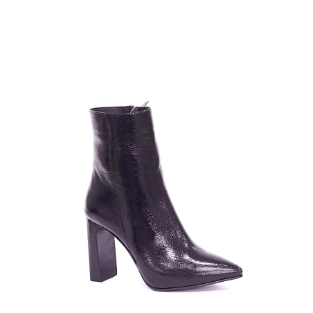 Дамски елегантни боти / естествена кожа/ 72664/черно