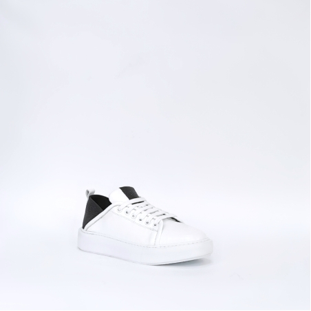 Дамски кец /естествена кожа /72100/ бяло