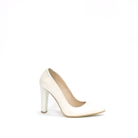 Дамски елегантни обувки  / естествена кожа /71952144/бежаво