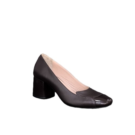 Дамски елегантни обувки  / естествена кожа /717-33/кафяво