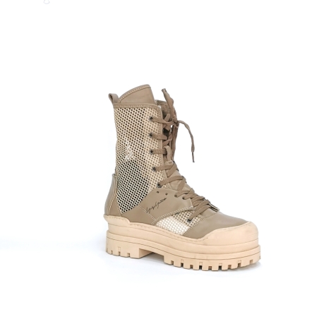 Дамски летни боти /естествена кожа / визон /73129