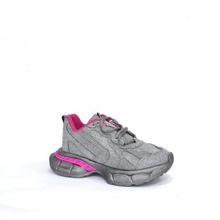Women's sneakers / textile /752/silver