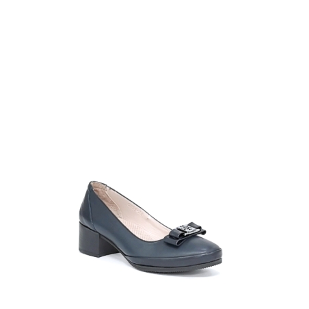 Дамски елегантни обувки  / естествена кожа /75059/синьо