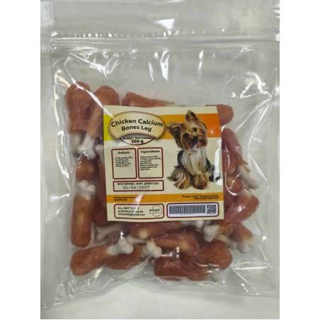 Chicken Calcium Bones Leg 500 g - Калциеви бутчета с пилешко месо 500 g