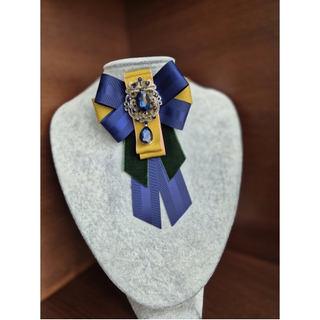 Dark Blue Mini Brooch