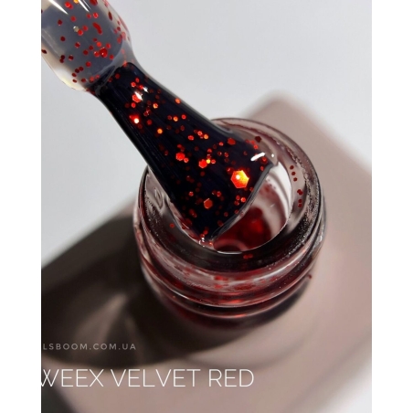 Топ Velvet red