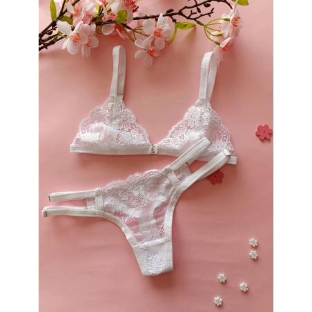 Луксозен дантелен комплект Pink Valentine