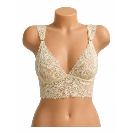 Бралет с триъгълни чашки Vanilla | MS Lingerie