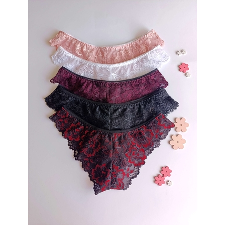 Пакет 5 броя дантелени бразилиани Цветен сън