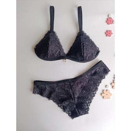 Diamond Kiss-луксозен дантелен комплект бельо