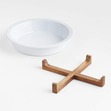 Oven to Table Pie Dish with Trivet