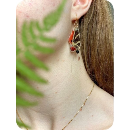 Обеци с пеперудени крила