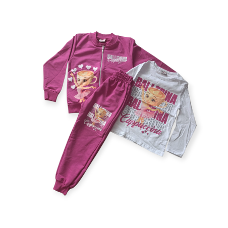 Комплект от 3 части Ballerina Cappuccina