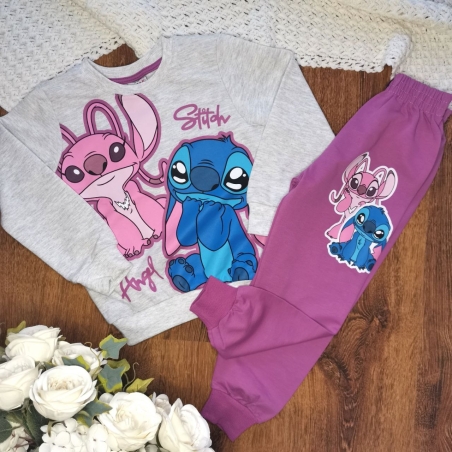 Комплект момиче дълъг ръкав Stitch