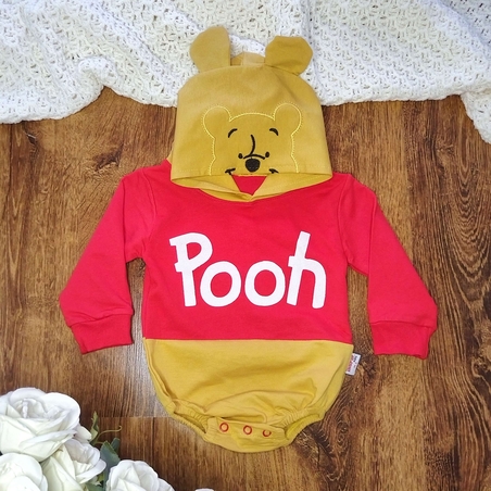 Боди Мечо Пух с качулка