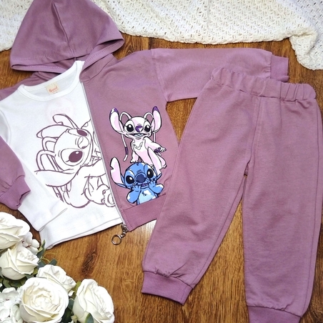 Комплект с блуза Стич