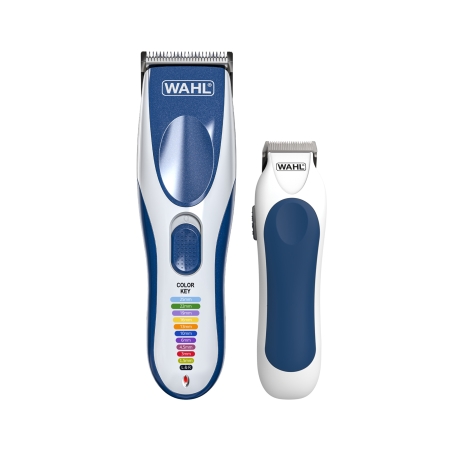 Комплект акумулаторна машинка за подстригване  и тример Wahl Color Pro Cordless Combo