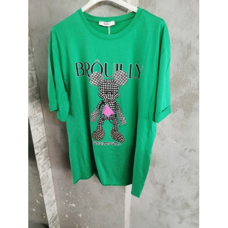 Тениска дамска Green Mickey