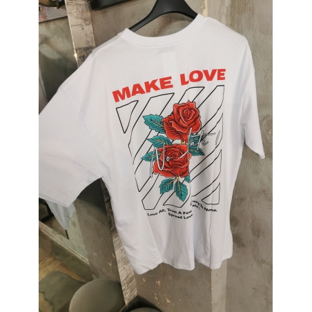 Тениска unisex Make love