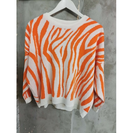 Пуловер Orange zebra