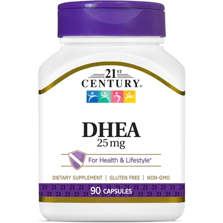 DHEA, 25 mg, 90 капсули