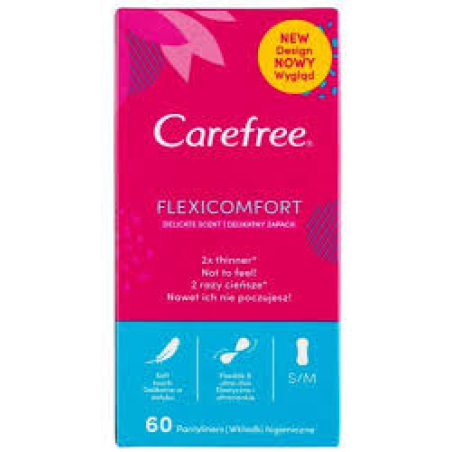 Ежедневни превръзки Carefree - FlexiComfort, Cotton