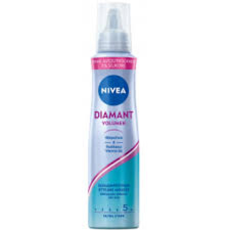 Nivea Diamond Volume Care Пяна за коса с екстра силна фиксация