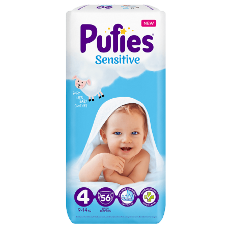 Пелени Pufies Sensitive 4 , 56бр