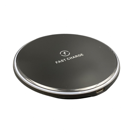 БЕЗЖИЧНО ЗАРЯДНО 15W ЧЕРЕН