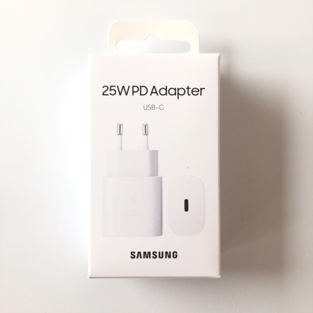 ОРИГИНАЛЕН АДАПТЕР  SAMSUNG 25W БЯЛ