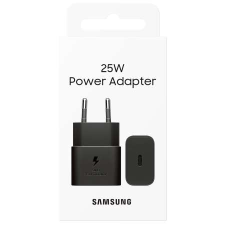 ОРИГИНАЛЕН АДАПТЕР  SAMSUNG 25W ЧЕРЕН