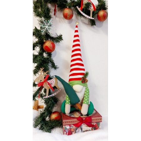 Коледно джудже за декорация райе