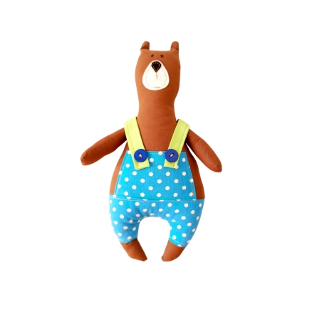 Мека играчка Мече с точки